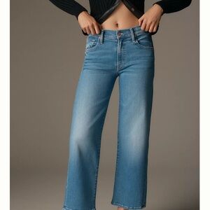 MOTHER Flare & Wide Leg Blue Jeans